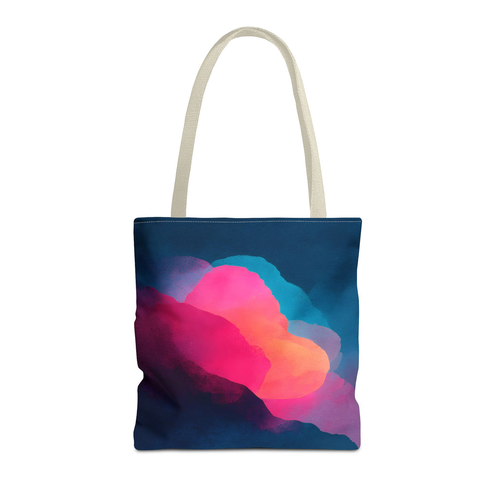 Abstract Love Tote Bag - Modern True Connection Art - Minimalist Everyday Tote