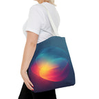Abstract Love Tote Bag - Modern True Connection Artwork - Minimalist Everyday Carry