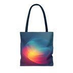Abstract Love Tote Bag - Modern True Connection Artwork - Minimalist Everyday Carry