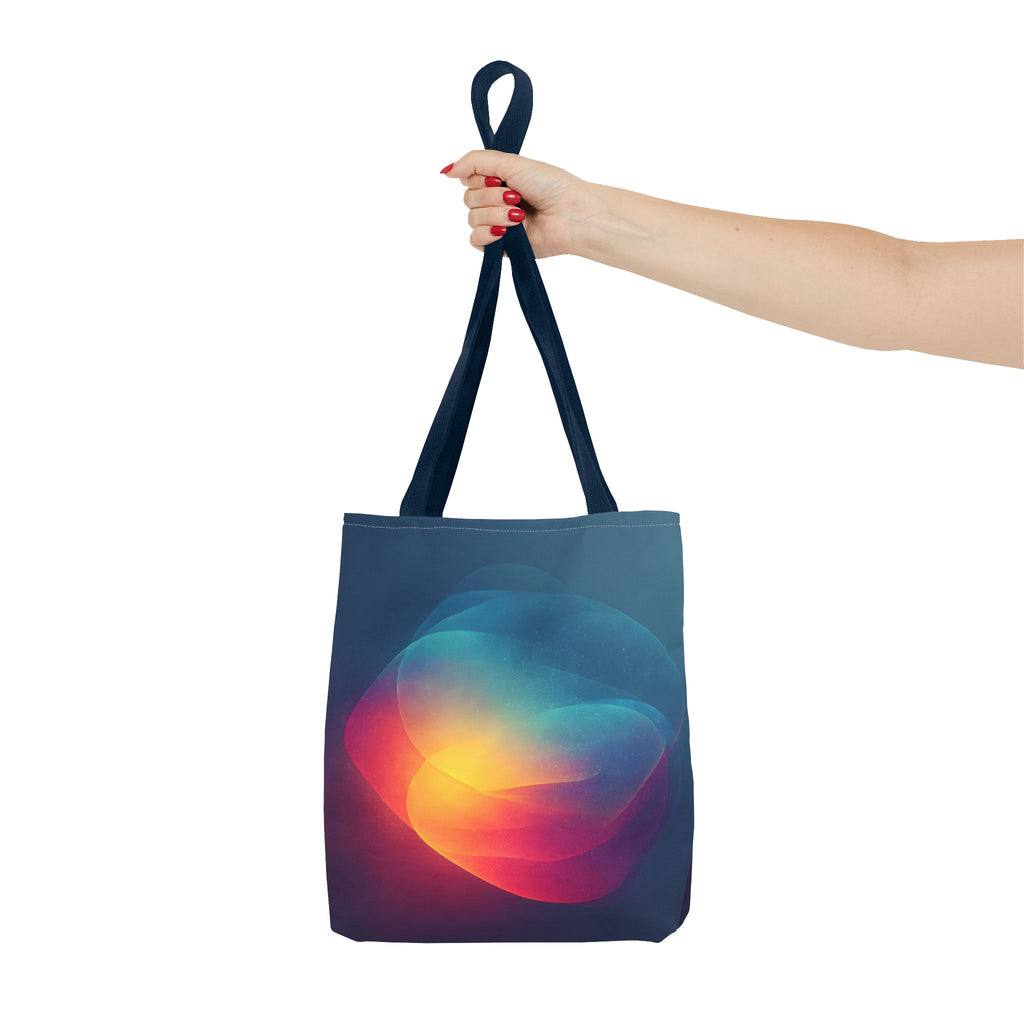 Abstract Love Tote Bag - Modern True Connection Artwork - Minimalist Everyday Carry