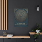 Hafiz Sufi Quote Wall Art - Spiritual Poetry Print with Sacred Geometry
