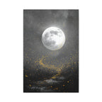 Moon Garden Wall Art - Firefly Path Print - Calm Modern Decor