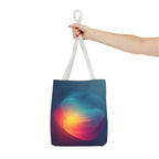 Abstract Love Tote Bag - Modern True Connection Artwork - Minimalist Everyday Carry