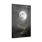 Moon Garden Wall Art - Firefly Path Print - Calm Modern Decor