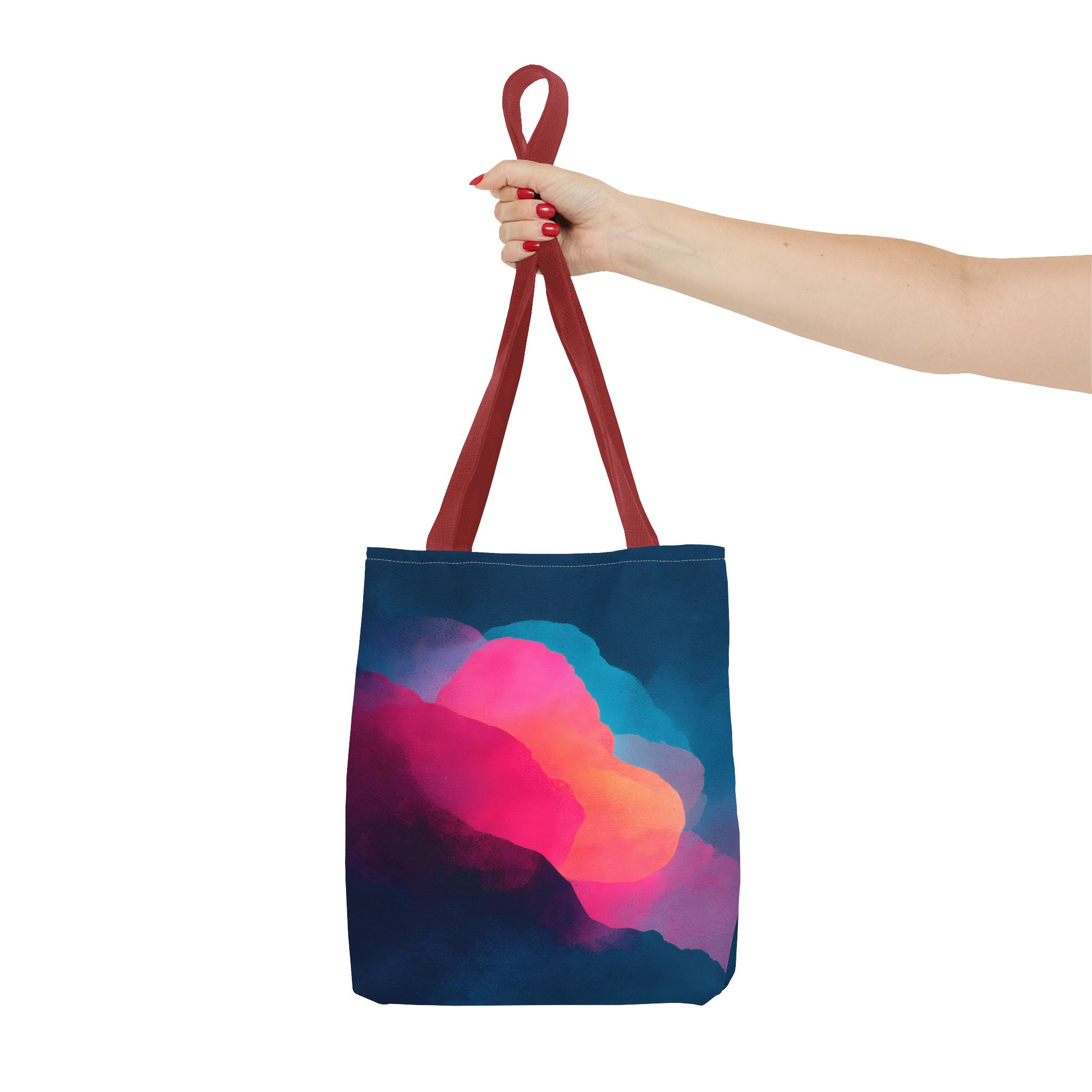 Abstract Love Tote Bag - Modern True Connection Art - Minimalist Everyday Tote