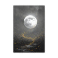 Moon Garden Wall Art - Firefly Path Print - Calm Modern Decor