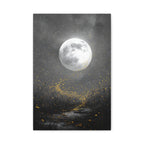 Moon Garden Wall Art - Firefly Path Print - Calm Modern Decor