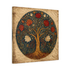 Tree of Life Wall Art - Symbolic Botanical Circle - Spiritual Nature Decor