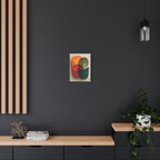 Abstract Geometric Romantic  Wall Art - Symbolic Modern Love Print - Minimal Living Room Decor