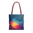 Abstract Love Tote Bag - Modern True Connection Artwork - Minimalist Everyday Carry