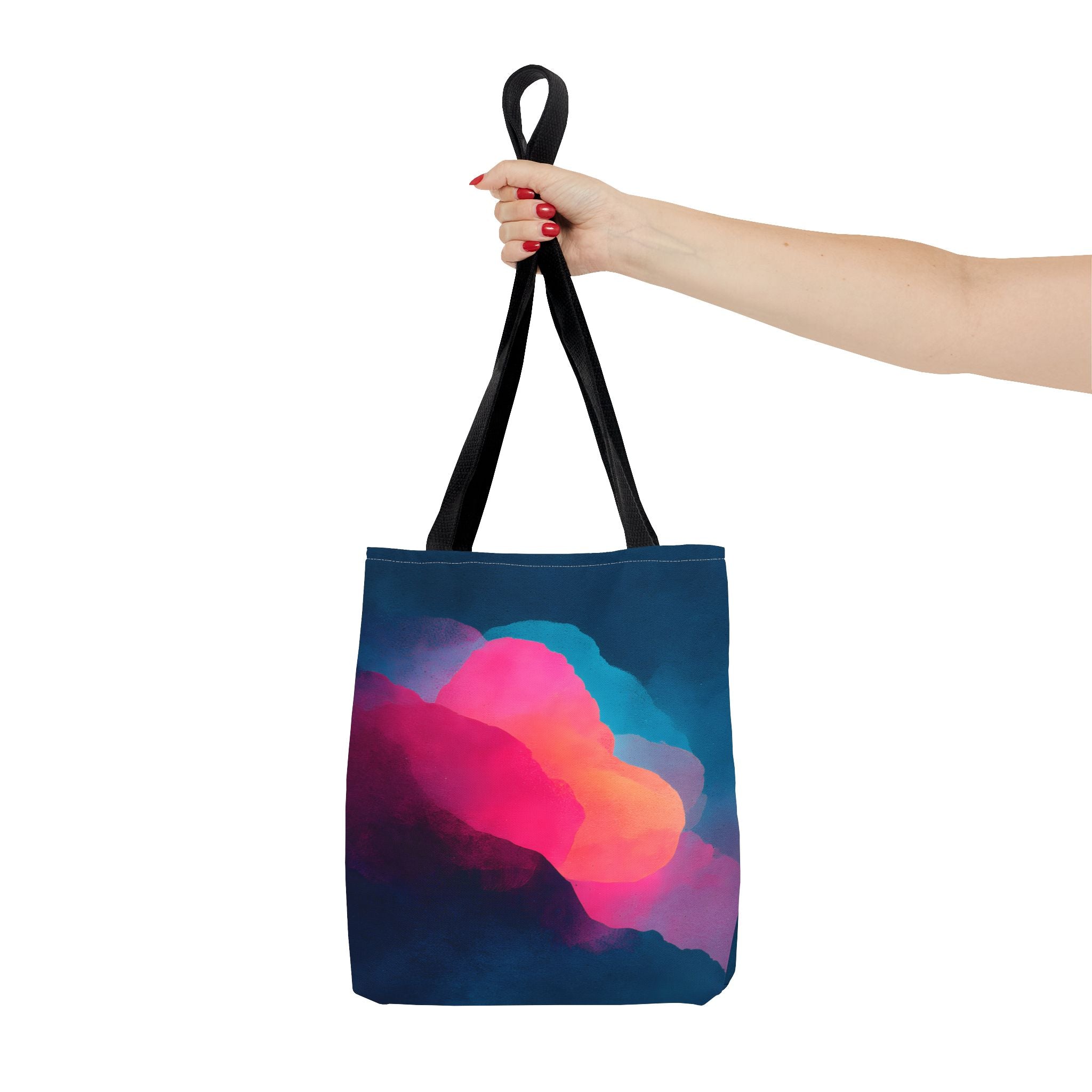 Abstract Love Tote Bag - Modern True Connection Art - Minimalist Everyday Tote