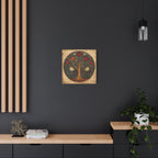 Tree of Life Wall Art - Symbolic Botanical Circle - Spiritual Nature Decor
