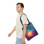 Abstract Love Tote Bag - Modern True Connection Artwork - Minimalist Everyday Carry