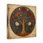 Tree of Life Wall Art - Symbolic Botanical Circle - Spiritual Nature Decor