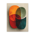 Abstract Geometric Romantic  Wall Art - Symbolic Modern Love Print - Minimal Living Room Decor