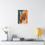 Colorful Textile Wall Art - Sunlit Fabric Hanging - Boho Cultural Decor