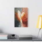 Kintsugi Heart Wall Art - Healing Heart Art Symbolizing Resilience & Connection, Abstract Emotional Art