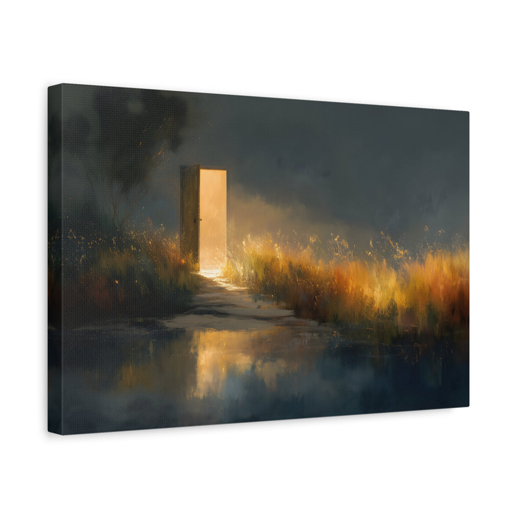 Moody Surreal Wall Art - Mysterious Fantasy Landscape - Cinematic Canvas Print