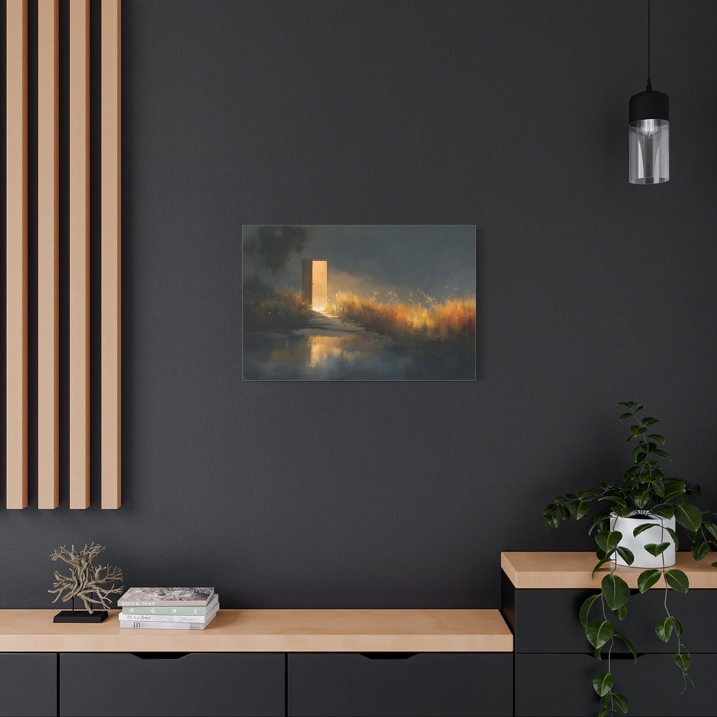 Moody Surreal Wall Art - Mysterious Fantasy Landscape - Cinematic Canvas Print