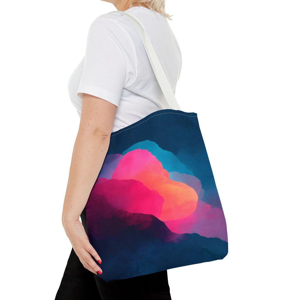 Abstract Love Tote Bag - Modern True Connection Art - Minimalist Everyday Tote