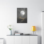 Moon Garden Wall Art - Firefly Path Print - Calm Modern Decor