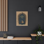 Sufi Quote Wall Art - Hafez Poetry Print with Whirling Dervish