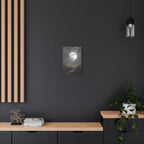 Moon Garden Wall Art - Firefly Path Print - Calm Modern Decor