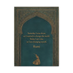 Sufi Wall Art - Rumi Quote Spiritual Arch Print for Meditation & Mindful Decor