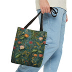Vintage Wildflower Pattern Tote | Floral Botanical All-Over Print