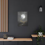 Moon Garden Wall Art - Firefly Path Print - Calm Modern Decor