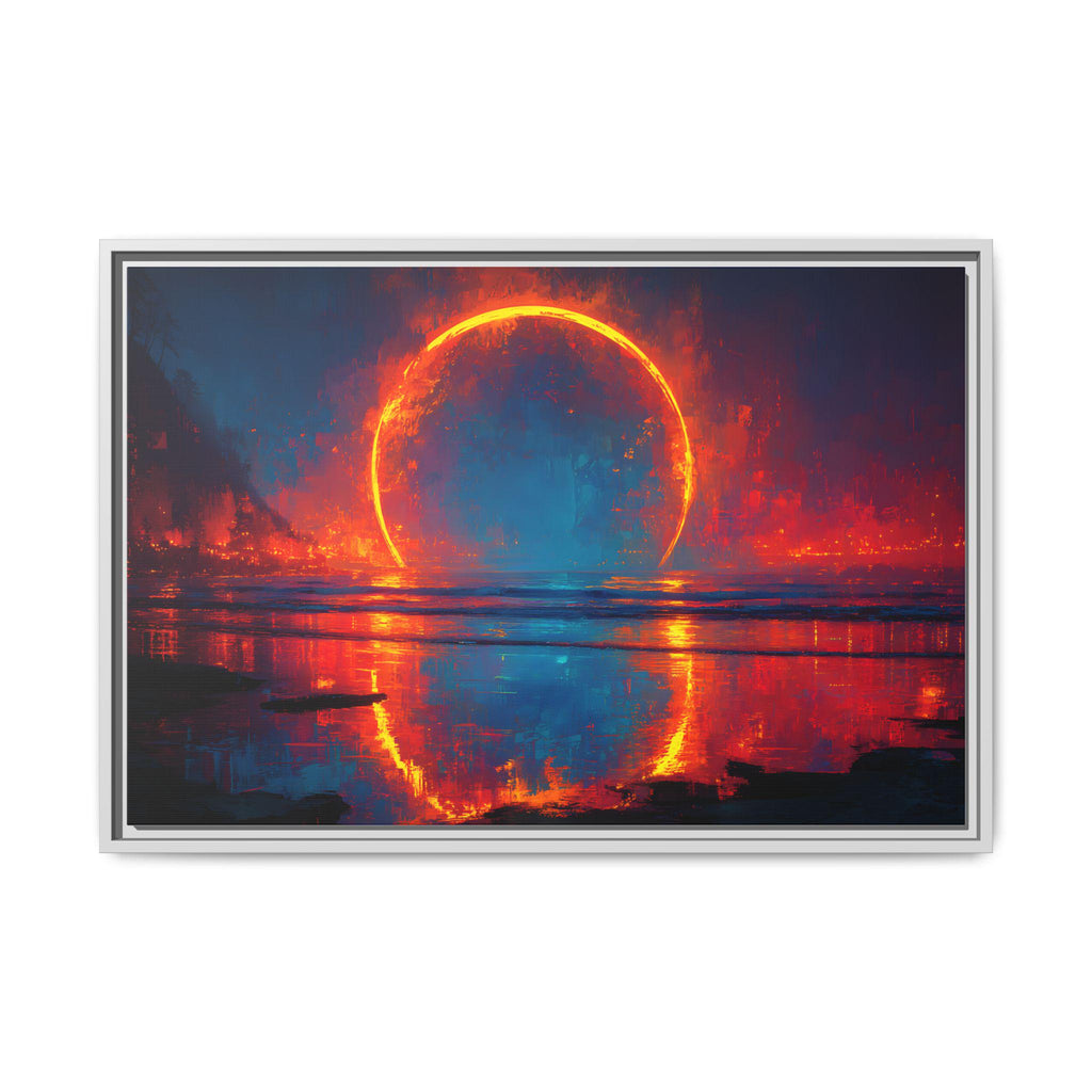 Eclipse Witness: The Horizon of Awe Celestial Fine Art Print