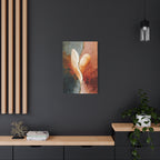 Kintsugi Heart Wall Art - Healing Heart Art Symbolizing Resilience & Connection, Abstract Emotional Art