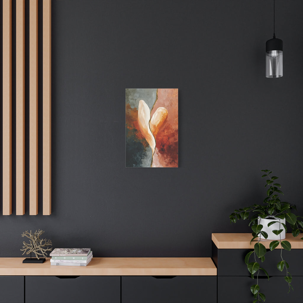 Kintsugi Heart Wall Art - Healing Heart Art Symbolizing Resilience & Connection, Abstract Emotional Art