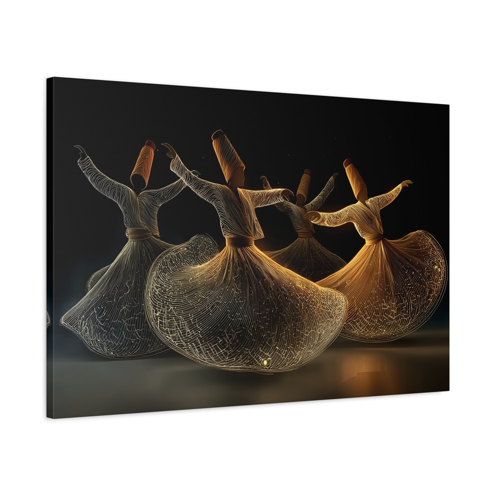 Whirling Dervish Dance Matte Canvas