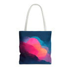 Abstract Love Tote Bag - Modern True Connection Art - Minimalist Everyday Tote