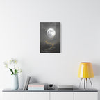 Moon Garden Wall Art - Firefly Path Print - Calm Modern Decor