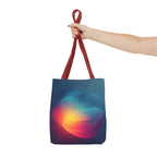 Abstract Love Tote Bag - Modern True Connection Artwork - Minimalist Everyday Carry