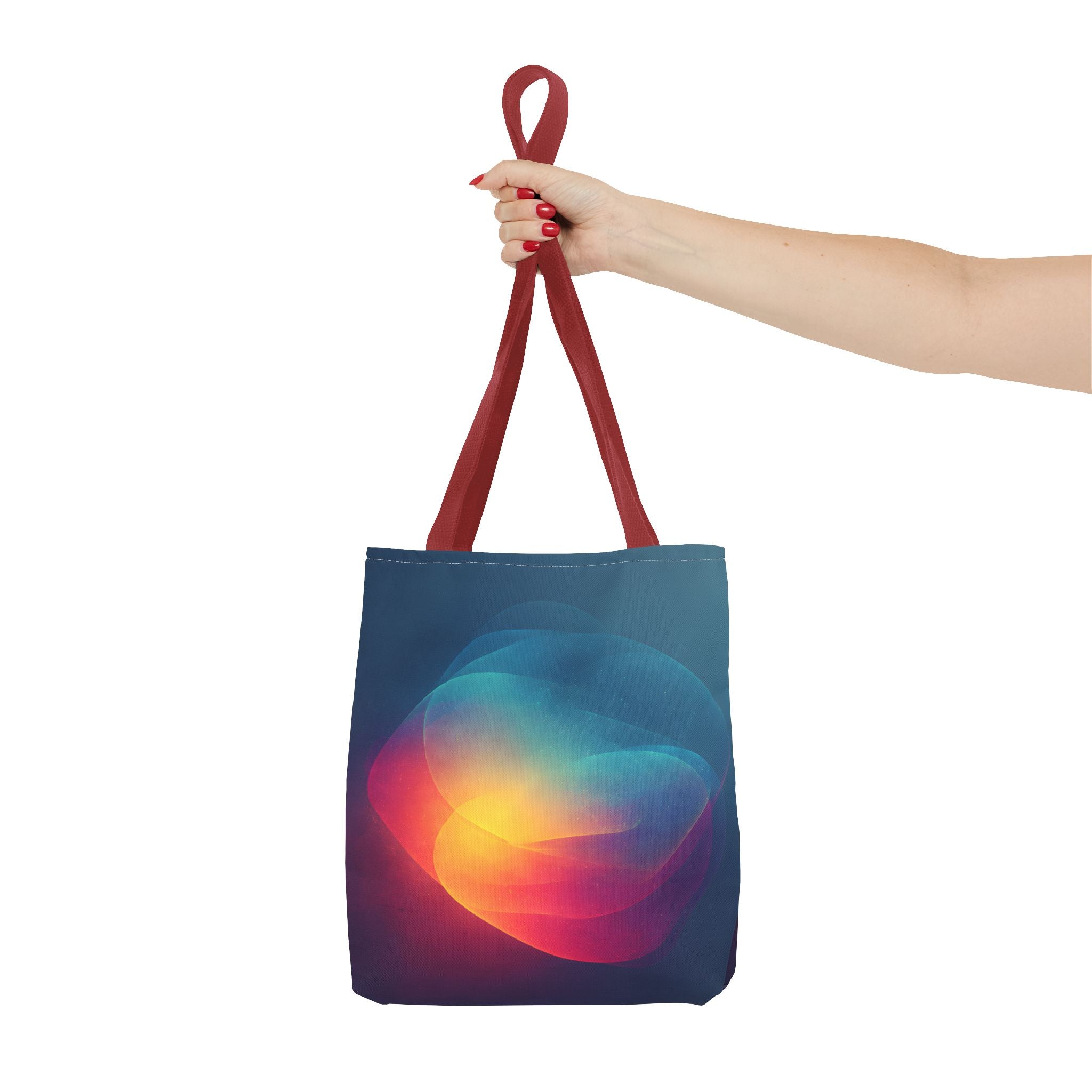 Abstract Love Tote Bag - Modern True Connection Artwork - Minimalist Everyday Carry