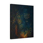 Hafiz Quote Wall Art - Words You Speak Become the House You Live In - Minimal Spiritual Home Decor