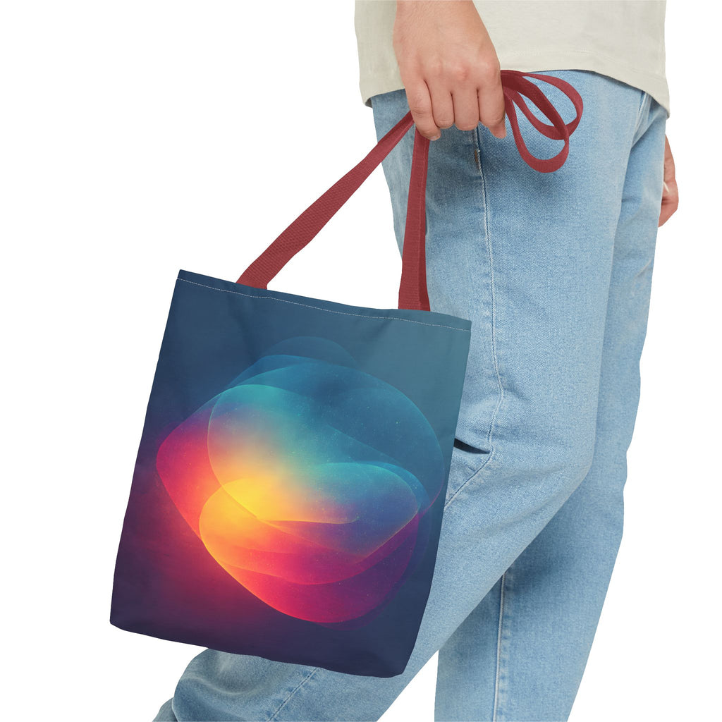 Abstract Love Tote Bag - Modern True Connection Artwork - Minimalist Everyday Carry