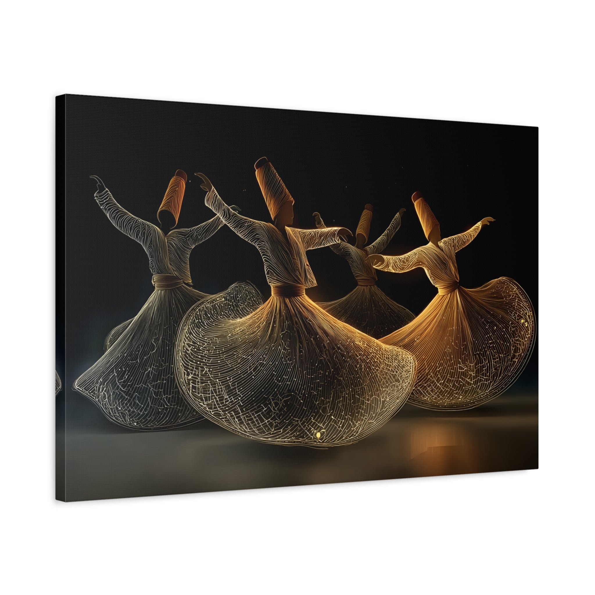 Whirling Dervish Dance Matte Canvas