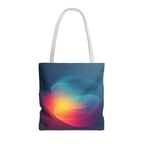 Abstract Love Tote Bag - Modern True Connection Artwork - Minimalist Everyday Carry