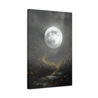 Moon Garden Wall Art - Firefly Path Print - Calm Modern Decor