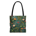 Vintage Wildflower Pattern Tote | Floral Botanical All-Over Print