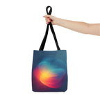 Abstract Love Tote Bag - Modern True Connection Artwork - Minimalist Everyday Carry