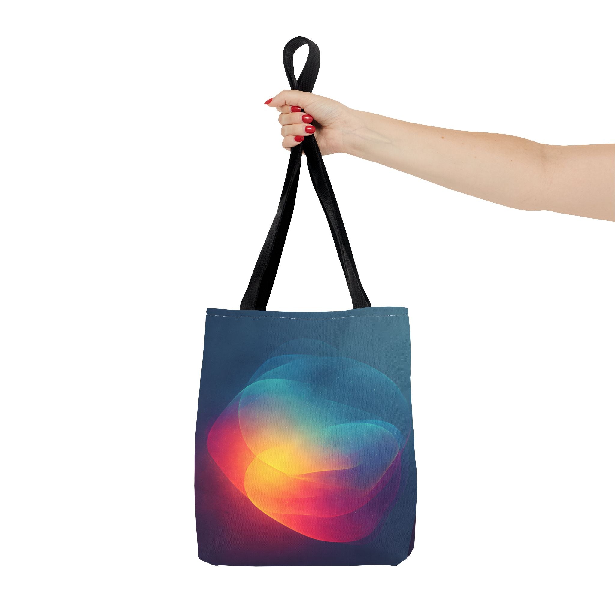 Abstract Love Tote Bag - Modern True Connection Artwork - Minimalist Everyday Carry