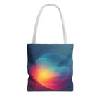 Abstract Love Tote Bag - Modern True Connection Artwork - Minimalist Everyday Carry