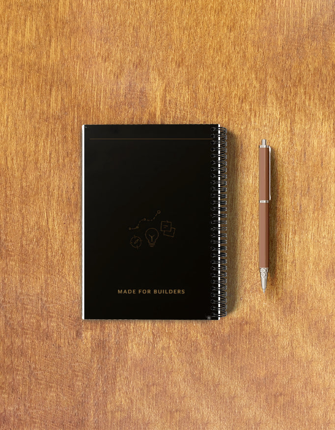The Product Manager’s Notebook – Premium A5 Wire-Bound Black Gloss Journal