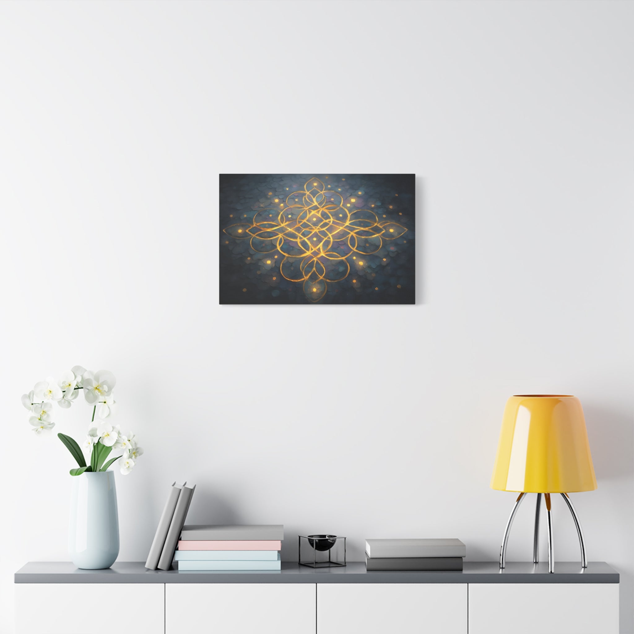 Digital Kolam – Modern South Indian Geometric Wall Art
