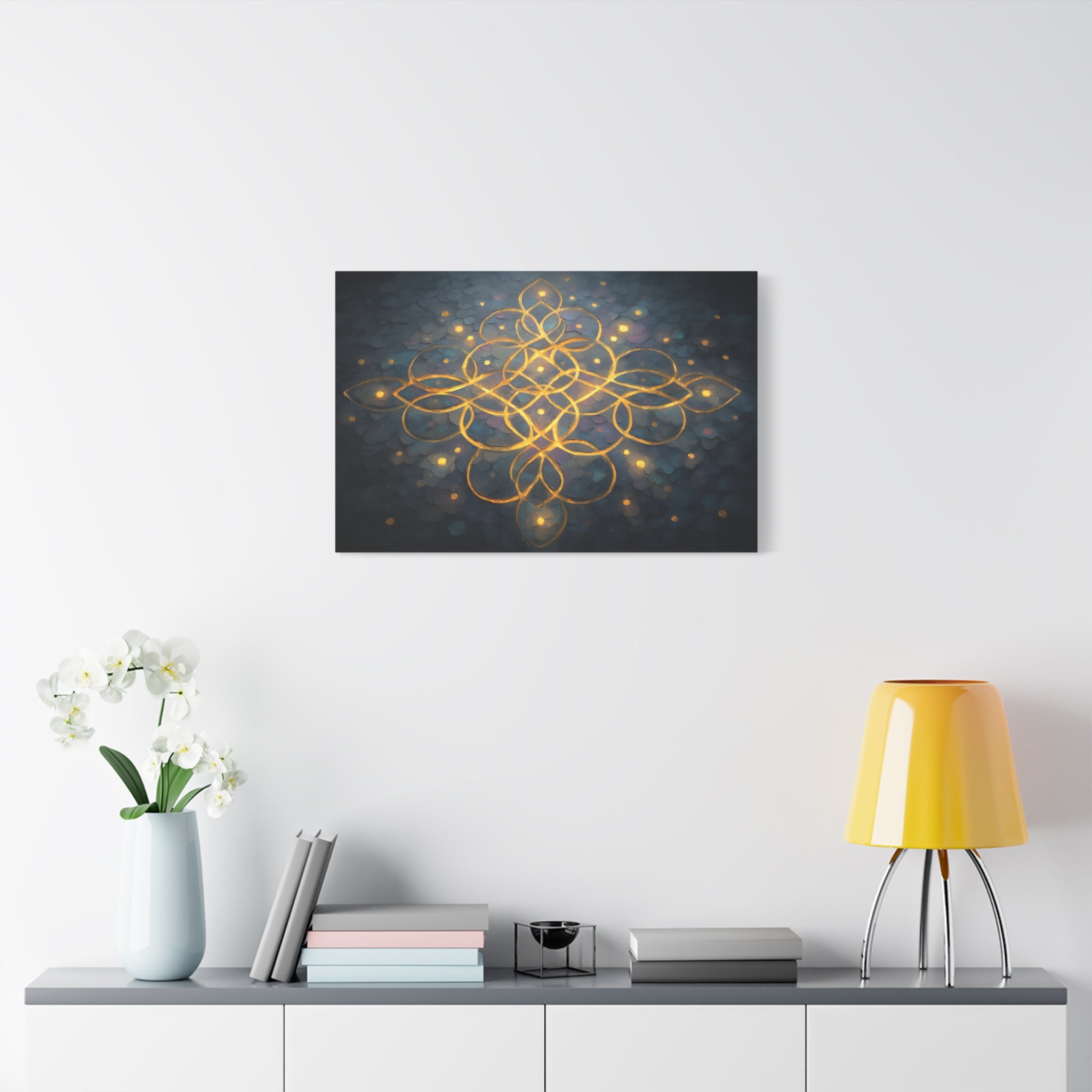 Digital Kolam – Modern South Indian Geometric Wall Art
